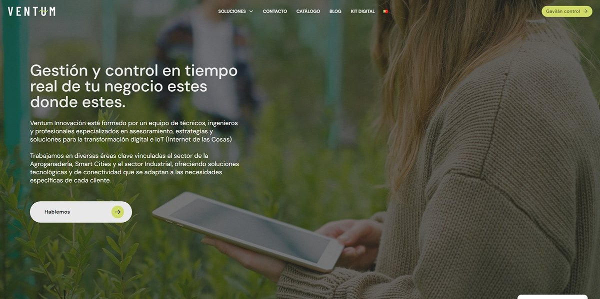 Web de Fundación CB: secciones Visión y Valores